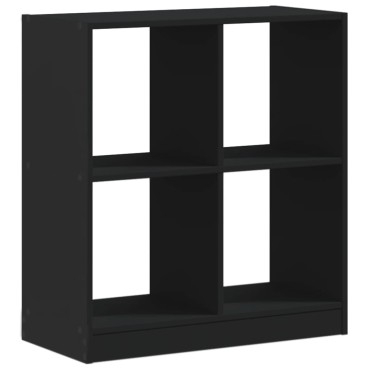 vidaXL Βιβλιοθήκη Μαύρη 68,5x32x75cm από Επεξεργασμένο Ξύλο 1 τεμ.