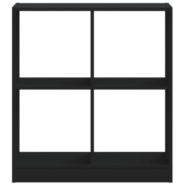 vidaXL Βιβλιοθήκη Μαύρη 68,5x32x75cm από Επεξεργασμένο Ξύλο 1 τεμ.