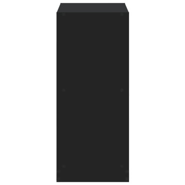 vidaXL Βιβλιοθήκη Μαύρη 68,5x32x75cm από Επεξεργασμένο Ξύλο 1 τεμ.