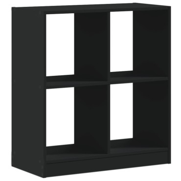 vidaXL Βιβλιοθήκη Μαύρη 68,5x32x75cm από Επεξεργασμένο Ξύλο 1 τεμ.