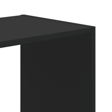 vidaXL Βιβλιοθήκη Μαύρη 68,5x32x75cm από Επεξεργασμένο Ξύλο 1 τεμ.