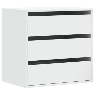 vidaXL Συρταριέρα Γωανική Λευκή 60x41x58cm από Επεξεργασμένο Ξύλο 1 τεμ.