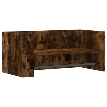 vidaXL Ραφιέρα Τοίχου Καπνιστή Δρυς 70,5x35x30,5cm Επεξεργασμένο Ξύλο 1 τεμ.