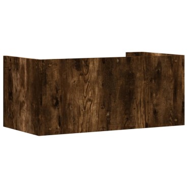 vidaXL Ραφιέρα Τοίχου Καπνιστή Δρυς 70,5x35x30,5cm Επεξεργασμένο Ξύλο 1 τεμ.