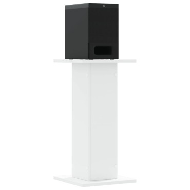 vidaXL Βάσεις Ηχείων 2 Τεμ. Λευκή 30x30x60 εκ. Επεξ. Ξύλο
