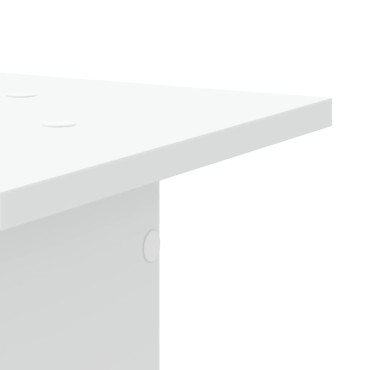 vidaXL Βάσεις Ηχείων 2 Τεμ. Λευκή 30x30x60 εκ. Επεξ. Ξύλο