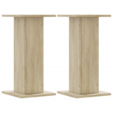 vidaXL Βάσεις Ηχείων 2 Τεμ. Sonoma Δρυς 30x30x60εκ. Επεξεργασμένο Ξύλο