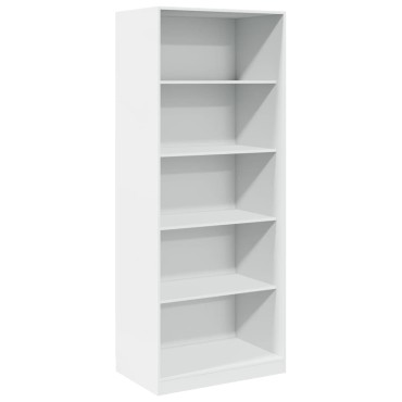 vidaXL Ντουλάπα Λευκή 80x50x200cm από Επεξεργασμένο Ξύλο 1 τεμ.