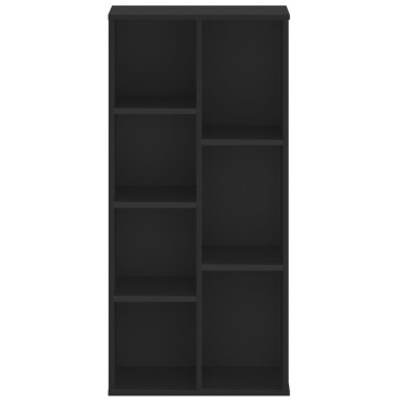 vidaXL Βιβλιοθήκη Μαύρη 50x25x105cm από Επεξεργασμένο Ξύλο 1 τεμ.