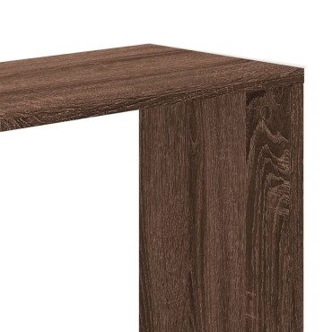 vidaXL Βιβλιοθήκη 5 Επιπέδων Καφέ Δρυς 45x23,5x162,5cm Επεξεργ. Ξύλο 1 τεμ.