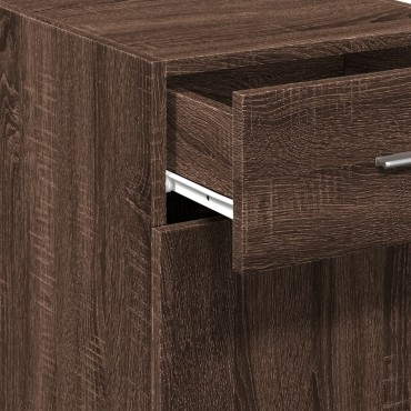 vidaXL Ντουλάπι Καφέ Δρυς 40x42,5x93cm Επεξεργασμένο Ξύλο 1 τεμ.