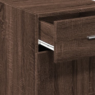 vidaXL Ντουλάπι Καφέ Δρυς 40x42,5x93cm Επεξεργασμένο Ξύλο 1 τεμ.