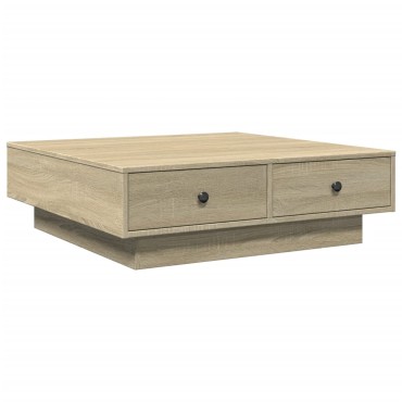 vidaXL Τραπεζάκι Σαλονιού Sonoma Δρυς 90x90x28cm Επεξεργασμένο Ξύλο 1 τεμ.