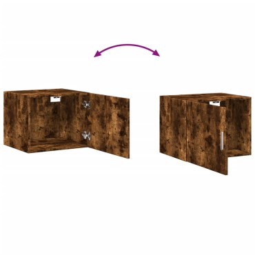 vidaXL Ντουλάπι Τοίχου Καπνιστή Δρυς 50x42,5x40cm Επεξεργασμένο Ξύλο 1 τεμ.