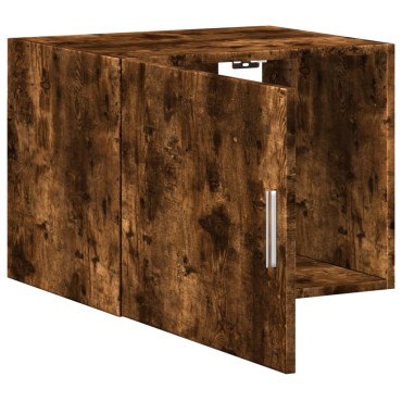 vidaXL Ντουλάπι Τοίχου Καπνιστή Δρυς 50x42,5x40cm Επεξεργασμένο Ξύλο 1 τεμ.