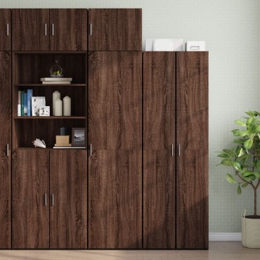 vidaXL Ντουλάπι Τοίχου Καφέ Δρυς 50x42,5x40cm Επεξεργασμένο Ξύλο 1 τεμ.