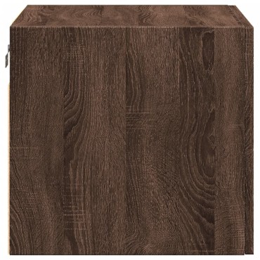 vidaXL Ντουλάπι Τοίχου Καφέ Δρυς 50x42,5x40cm Επεξεργασμένο Ξύλο 1 τεμ.