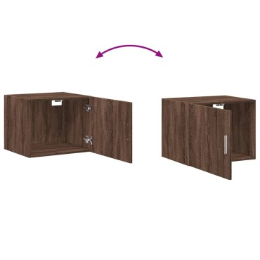 vidaXL Ντουλάπι Τοίχου Καφέ Δρυς 50x42,5x40cm Επεξεργασμένο Ξύλο 1 τεμ.