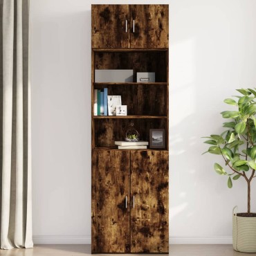 vidaXL Ντουλάπι Τοίχου Καπνιστή Δρυς 70x42,5x40cm Επεξεργασμένο Ξύλο 1 τεμ.