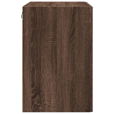 vidaXL Ντουλάπι Τοίχου Καφέ Δρυς 80x42,5x64cm Επεξεργασμένο Ξύλο 1 τεμ.