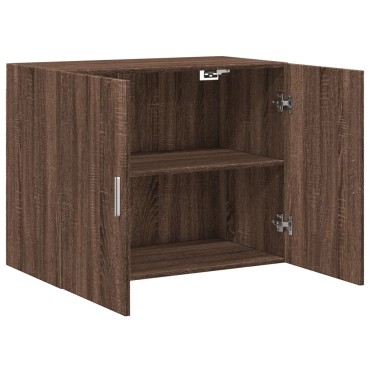 vidaXL Ντουλάπι Τοίχου Καφέ Δρυς 80x42,5x64cm Επεξεργασμένο Ξύλο 1 τεμ.