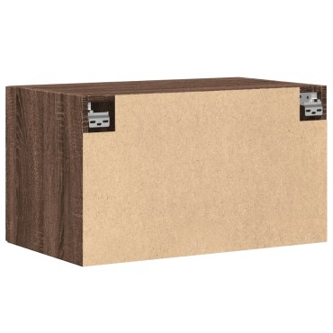 vidaXL Ντουλάπι Τοίχου Καφέ Δρυς 70x42,5x40cm Επεξεργασμένο Ξύλο 1 τεμ.
