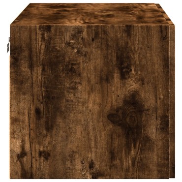 vidaXL Ντουλάπι Τοίχου Καπνιστή Δρυς 80x42,5x40cm Επεξεργασμένο Ξύλο 1 τεμ.