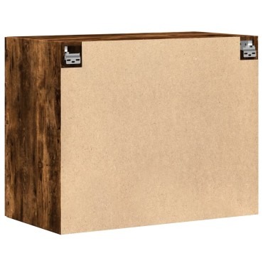 vidaXL Ντουλάπι Τοίχου Καπνιστή Δρυς 80x42,5x64cm Επεξεργασμένο Ξύλο 1 τεμ.
