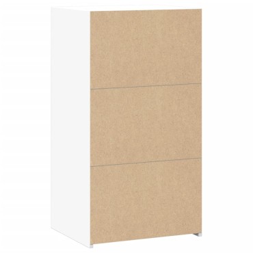 vidaXL Συρταριέρα Λευκή 50x41x93cm από Επεξεργασμένο Ξύλο 1 τεμ.