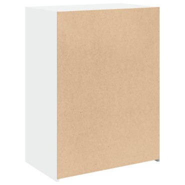 vidaXL Συρταριέρα Λευκή 70x41x93cm από Επεξεργασμένο Ξύλο 1 τεμ.