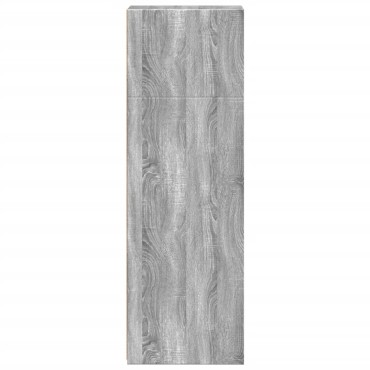 vidaXL Ντουλάπι Γκρι Sonoma 30x41x124cm από Επεξεργασμένο Ξύλο 1 τεμ.
