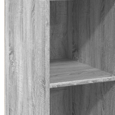 vidaXL Ντουλάπι Γκρι Sonoma 30x41x124cm από Επεξεργασμένο Ξύλο 1 τεμ.