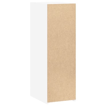 vidaXL Συρταριέρα Λευκή 30x42,5x93cm από Επεξεργασμένο Ξύλο 1 τεμ.