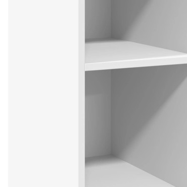 vidaXL Συρταριέρα Λευκή 30x42,5x93cm από Επεξεργασμένο Ξύλο 1 τεμ.