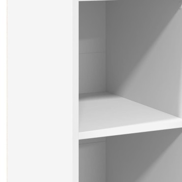 vidaXL Ντουλάπι Λευκό 30x41x124cm από Επεξεργασμένο Ξύλο 1 τεμ.