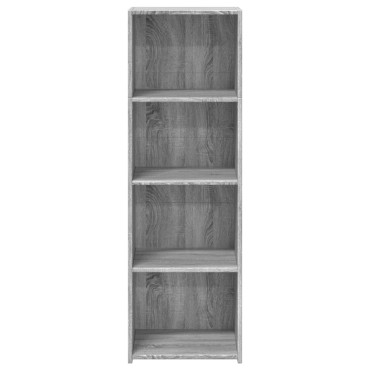 vidaXL Ντουλάπι Γκρι Sonoma 40x41x124cm από Επεξεργασμένο Ξύλο 1 τεμ.