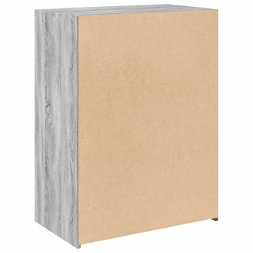 vidaXL Ντουλάπι Γκρι Sonoma 70x41x93cm από Επεξεργασμένο Ξύλο 1 τεμ.