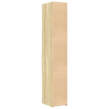 vidaXL Ντουλάπι Sonoma Δρυς 30x42,5x185cm από Επεξεργασμένο Ξύλο 1 τεμ.