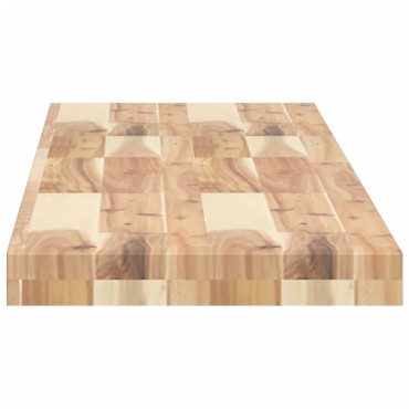 vidaXL Ράφι Κρεμαστό 120x30x4cm Ακατέργαστο Μασίφ Ξύλο Ακακίας 1 τεμ.