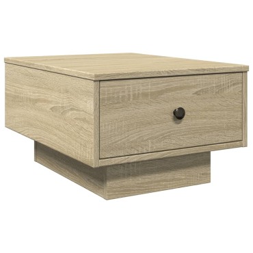 vidaXL Τραπεζάκι Σαλονιού Sonoma Δρυς 60x45x31cm Επεξεργ. Ξύλο 1 τεμ.