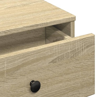 vidaXL Τραπεζάκι Σαλονιού Sonoma Δρυς 60x45x31cm Επεξεργ. Ξύλο 1 τεμ.
