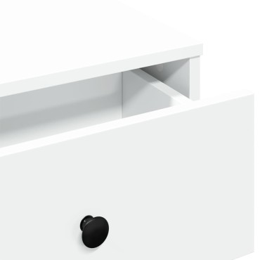 vidaXL Τραπεζάκι Σαλονιού Λευκό 60x45x31cm Επεξεργασμένο Ξύλο 1 τεμ.