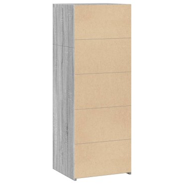 vidaXL Ντουλάπι Γκρι Sonoma 45x41x124cm από Επεξεργασμένο Ξύλο 1 τεμ.