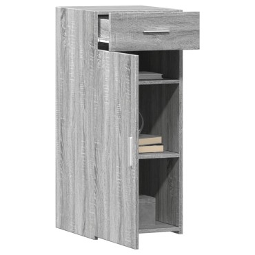 vidaXL Ντουλάπι Γκρι Sonoma 40x42,5x93cm από Επεξεργασμένο Ξύλο 1 τεμ.
