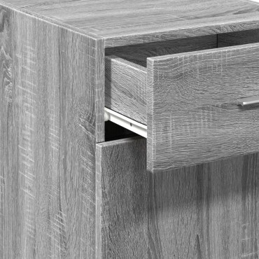 vidaXL Ντουλάπι Γκρι Sonoma 40x42,5x93cm από Επεξεργασμένο Ξύλο 1 τεμ.