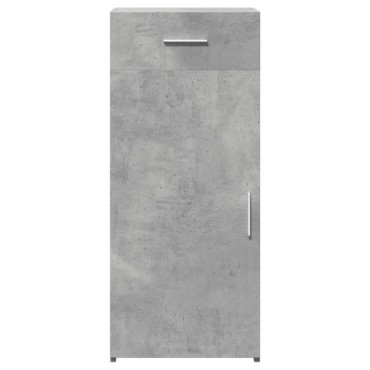vidaXL Ντουλάπι Γκρι Σκυροδέματος 40x42,5x93cm Επεξεργασμένο Ξύλο 1 τεμ.