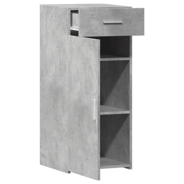 vidaXL Ντουλάπι Γκρι Σκυροδέματος 40x42,5x93cm Επεξεργασμένο Ξύλο 1 τεμ.