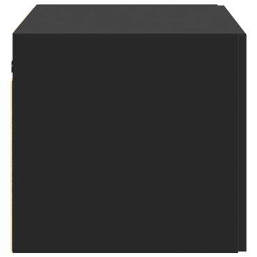 vidaXL Ντουλάπι Τοίχου Μαύρο 70x42,5x40cm από Επεξεργασμένο Ξύλο 1 τεμ.