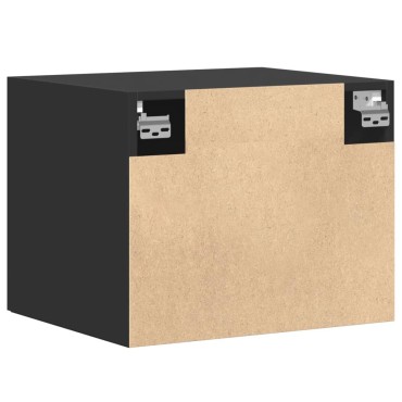 vidaXL Ντουλάπι Τοίχου Μαύρο 50x42,5x40cm από Επεξεργασμένο Ξύλο 1 τεμ.