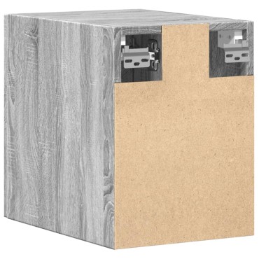vidaXL Ντουλάπι Τοίχου Γκρι Sonoma 30x42,5x40cm Επεξεργασμένο Ξύλο 1 τεμ.